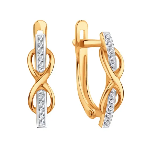 Серьги, Золото 585, Т14202Г116