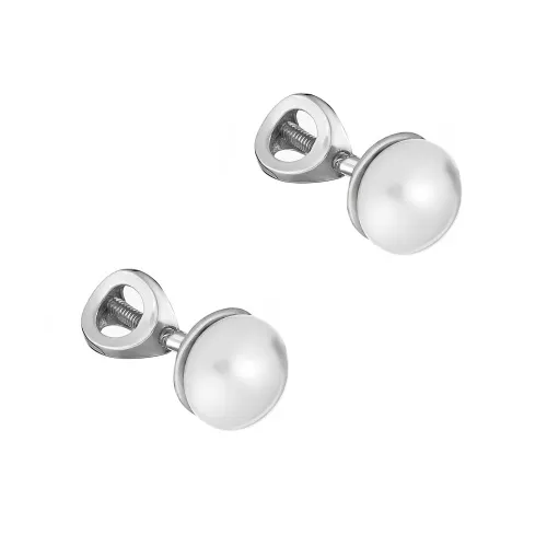 Серьги пусеты-гвоздики, Серебро 925, с105062рв                