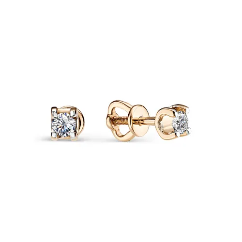 Серьги пусеты-гвоздики, Золото 585, С0149-120