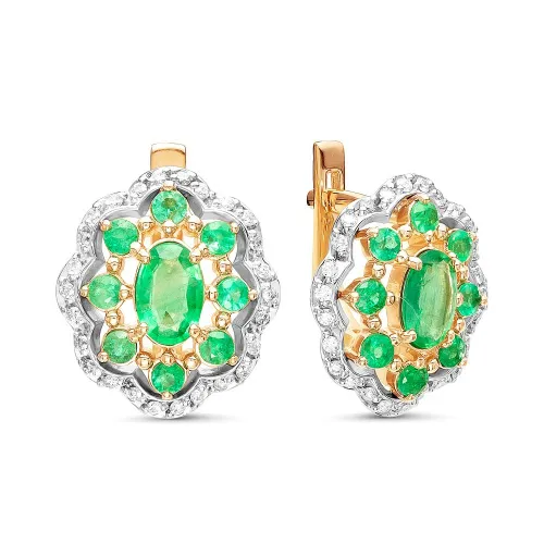 Серьги, Золото 585, 94010106-1