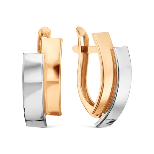 Серьги, Золото 585, Т13002Б156