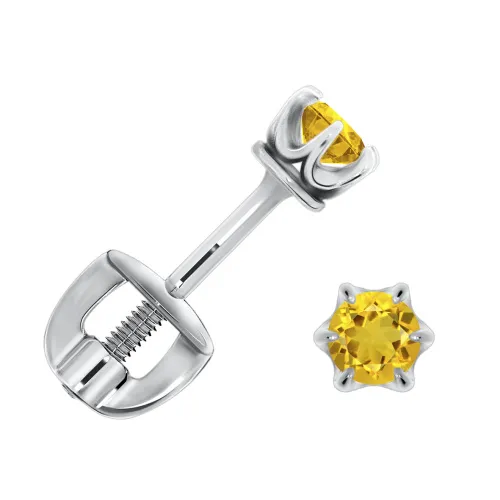 Серьги пусеты-гвоздики, Серебро 925, П340110230